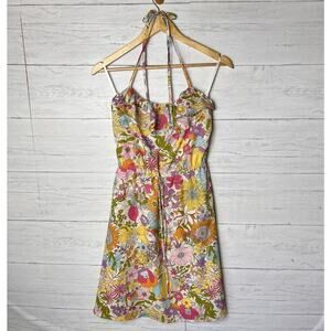Liberty of London for Target Dress Womens Size XS Colorful Floral Summer Halter